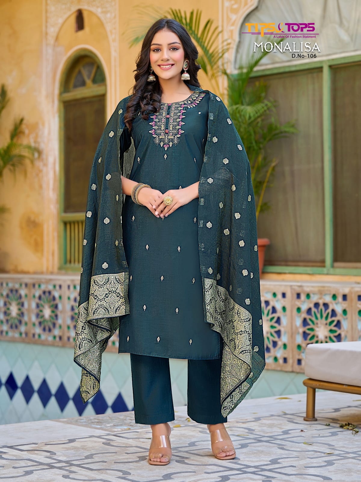 Tips And Tops Monalisa Exclusive Wholesale Readymade Suits